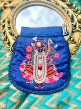 Load image into Gallery viewer, Silk Shrinath Ji Potli  Bag
