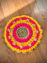 Load image into Gallery viewer, Pompom and Gota Mats - small 10”
