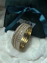 Load image into Gallery viewer, Kavya Moissanite Bangles- Set of 4
