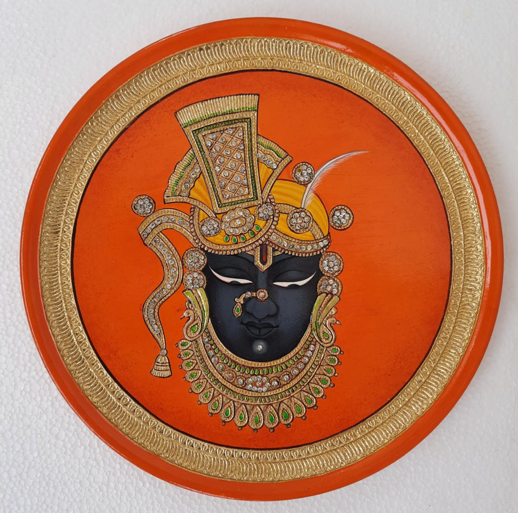 Preorder- Tanjore Work Wall Plate