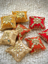 Load image into Gallery viewer, Mini Square Pillows for Bhagwan -Pair
