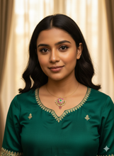 Load image into Gallery viewer, Danity Chain and earrings set
