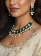 Load image into Gallery viewer, Shriya Emerald Set
