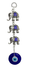 Load image into Gallery viewer, Elephant  Evil Eye Charm Set of 2
