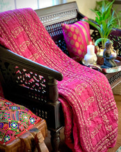 Load image into Gallery viewer, Block Printed Jaipur Quilt- Full/Queen Size
