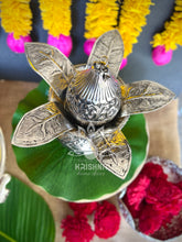 Load image into Gallery viewer, German Silver Kalash w/mango leaves and coconut
