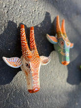 Load image into Gallery viewer, Mini Handpainted Bull Heads
