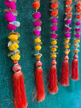 Load image into Gallery viewer, Large Pompom Garland with Tassels- Set of 2
