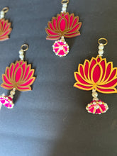 Load image into Gallery viewer, Lotus Jhumka Hangings Set of 8
