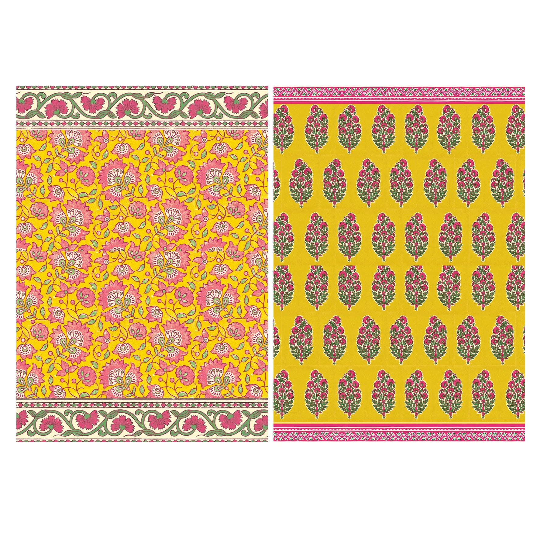 Bloom Garden Decoupage Sheets set of 2 Krishna HomeDecor