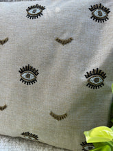 Load image into Gallery viewer, Evil Eye Hand Embroidered Cushions
