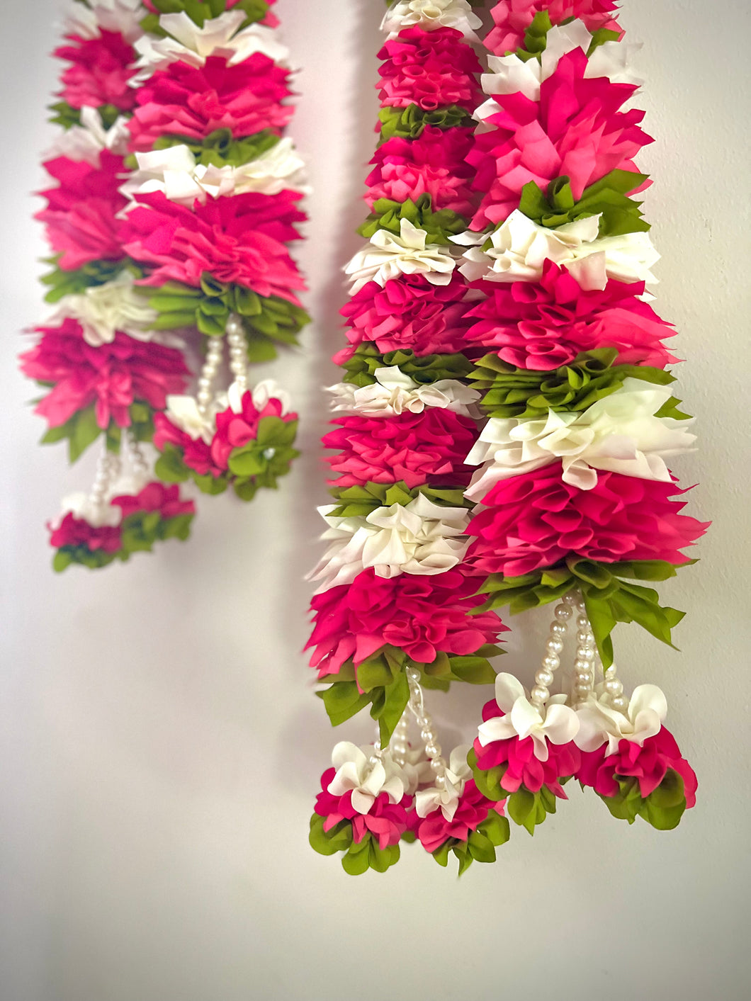 Satin Fabric Garlands Pair (USE CODE GARLAND50 for 50% off)
