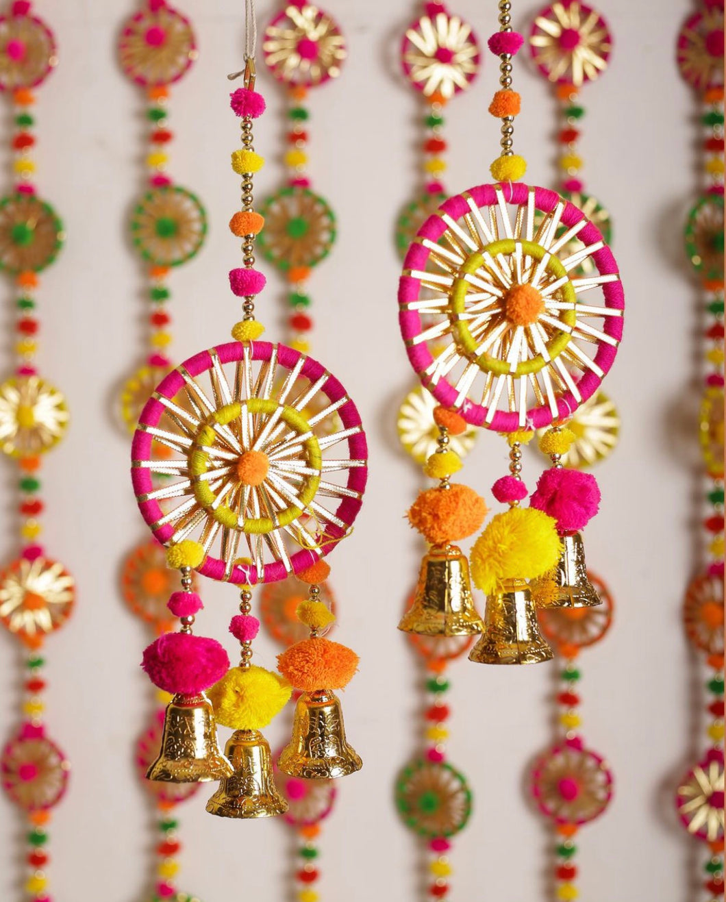 Colorful Bell Hangings-Set of 2
