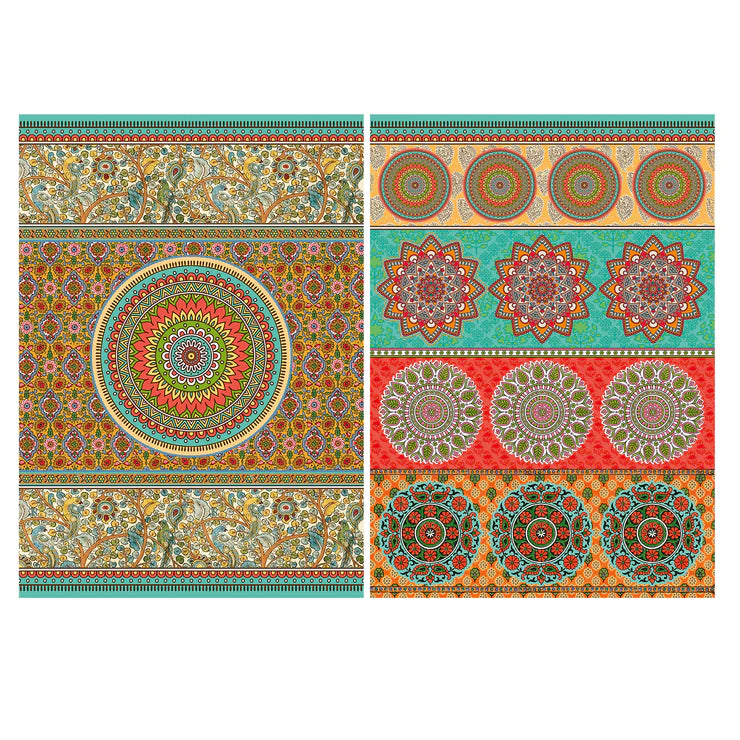 Mandala Decoupage Sheets- Set of 2