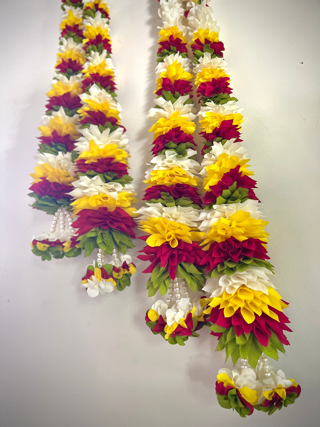 Satin Fabric Garlands Pair (USE CODE GARLAND50 for 50% off)